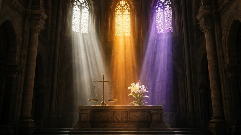 kybalion-espiritualidade-justica-misericordia-graca